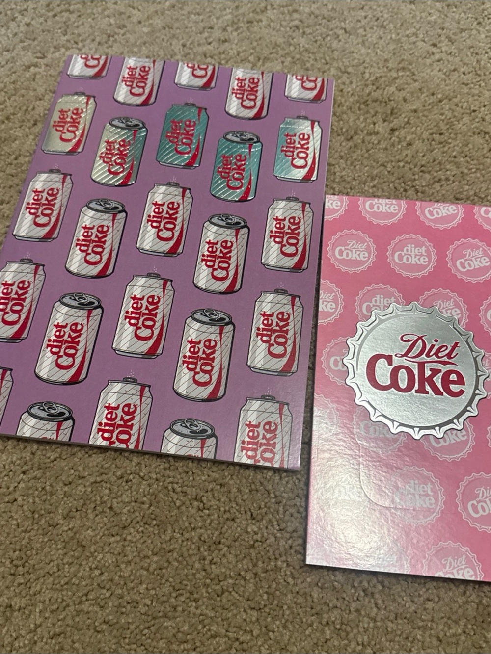 🎀Diet Coke  🎀 1 Journals & 1 Notebook- NEW VIRAL